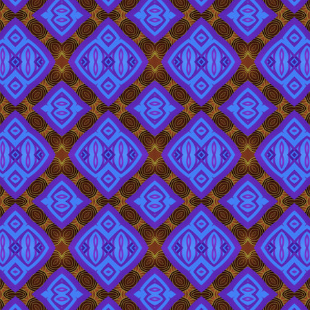 Seamless background pattern. Abstract ornamental pattern. Vector illustration.のイラスト素材