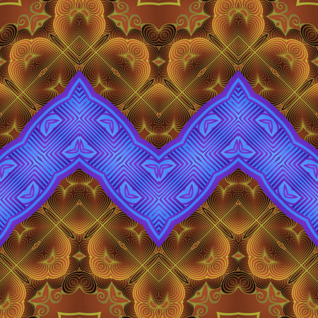 Seamless background pattern. Abstract ornamental pattern. Vector illustration.のイラスト素材