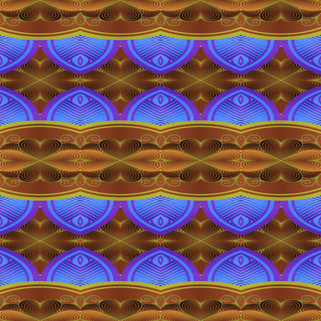 Seamless background pattern. Abstract ornamental pattern. Vector illustration.のイラスト素材