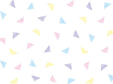 Pastel triangle patternのイラスト素材