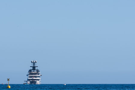 Ship on the sea
