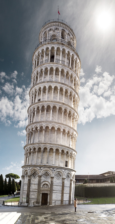 Leaning tower of Pisa, Italyのeditorial素材