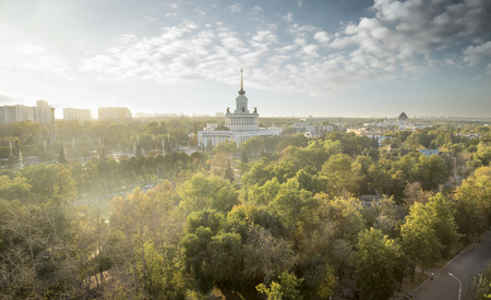 Park VDNH in Moscow, Russiaの写真素材