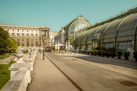 Palm house in vienna, Austriaのeditorial素材
