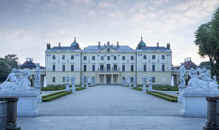 Branicki Palace in Bialystok, Polandのeditorial素材