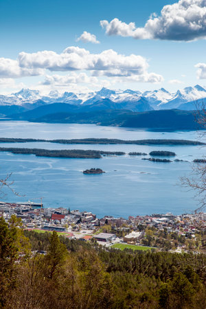 Molde town in Norway