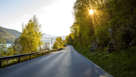 Road in Norwayの写真素材