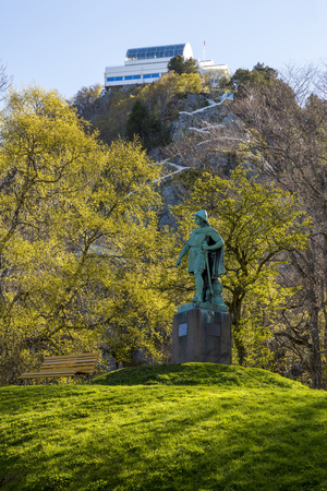 Alesund city park, Norwayのeditorial素材