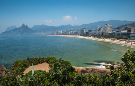Ipanema beach in Rio de Janeiro, Brazil