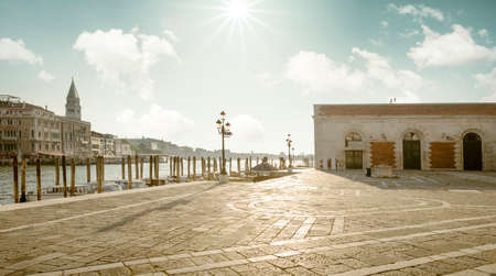 Panorama of Grand Canal in Venice, Italyの写真素材