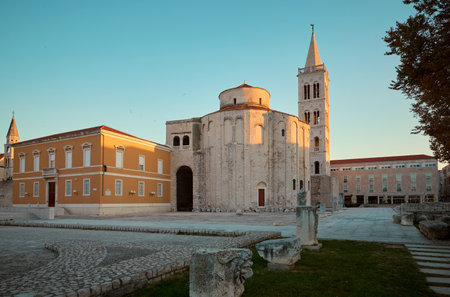 Church of St. Donatus in Zadar old town, Croatiaの写真素材