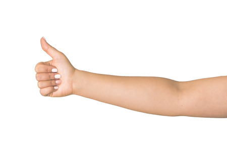 Thumb upの写真素材