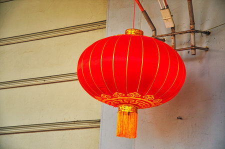 the lantern of Chinese for the festival and Chinese new year