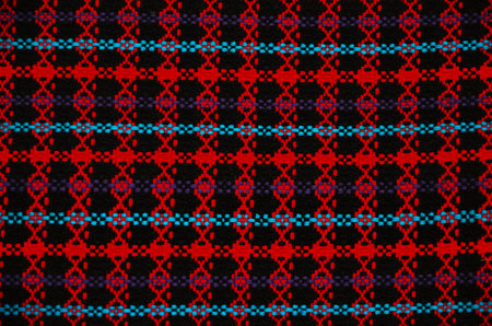 Fragment of antique handmade carpet, Crafts. Woven wool carpet .Folk art.Close up of geometric...