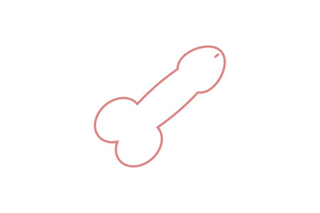 Man anatomy organ shadow, penis pictogram icon.graphic drawing of a penis with spermatozoa.の写真素材