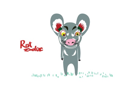 zodiac ratのイラスト素材