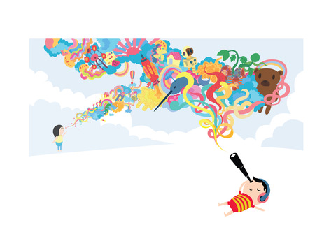 Children s Day Dreamのイラスト素材