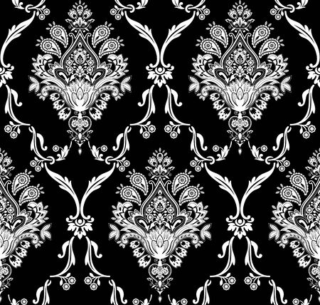 Seamless damask pattern. Vector illustration.の写真素材