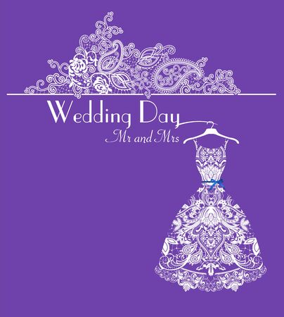White Wedding Dress.の写真素材