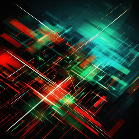 Modern digital abstract 3D background. Generative AIの素材