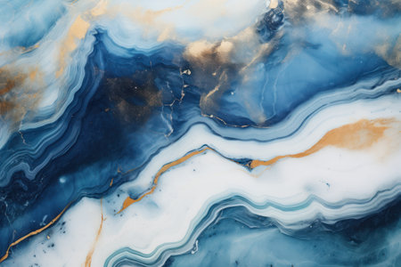 Abstract background illustration - Green turquoise color with liquid fluid marbled paper texture banner texture, Generative Aiの素材