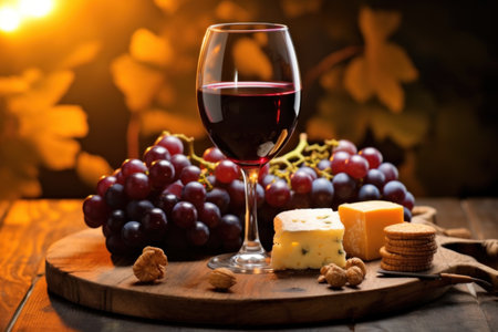 Winery's Perfect Storage for Aging Delicious Wine. Generative AI.の素材