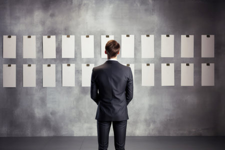 business candidate Leader, Human resources management and recruitment .AI Generative ..の素材