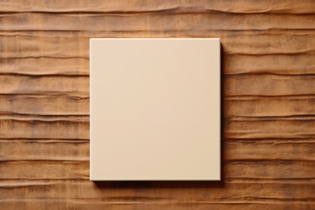 Picture frame mockup. Minimalist staging. Copies. Exhibitions. Generative AI.の素材