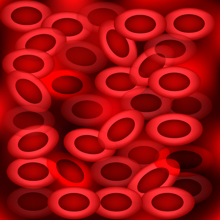 Background of erythrocytes. Blood cell. Vector illustrationのイラスト素材