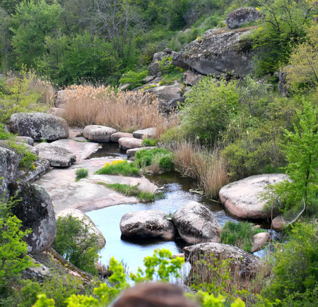 Mountain Canyon sightseeing tour. Excursion to the Canyon tour.の写真素材