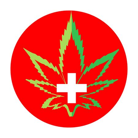 Marijuana icons cbd. Cannabinoid . Marijuana leaf oil. Hemp oil. Vector illustration on isolated background.のイラスト素材