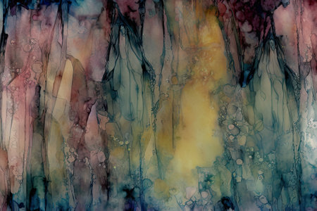 Abstract watercolor background. Hand-drawn illustration. Toned.の素材