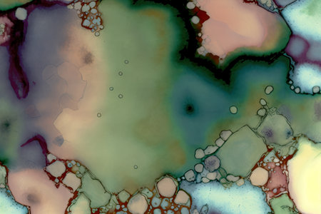 Abstract watercolor background. Hand-drawn illustration. Alcohol ink.の素材