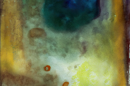 Abstract watercolor background. Hand-painted background. Illustration.の素材