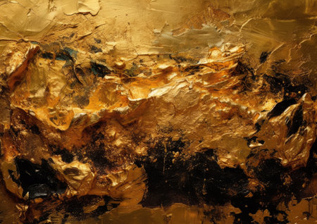 Gold background or texture and gradients shadow. Abstract gold background.の素材
