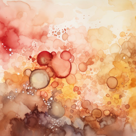 Abstract watercolor background. Colorful watercolor texture. Vector illustration.の素材