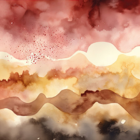 Abstract watercolor background. Hand-drawn illustration for your design.の素材