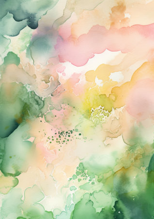 Abstract watercolor background. Hand-painted background. Illustration.の素材