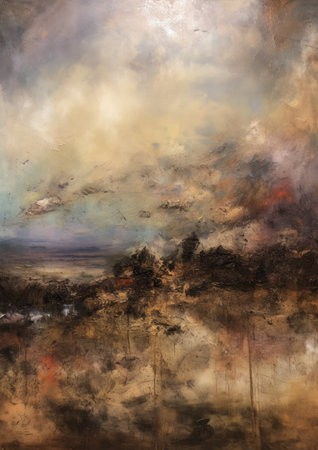 abstract watercolor background for your design.painting on canvasの素材