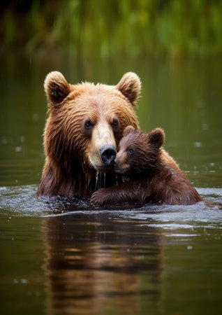 Brown bear (Ursus arctos beringianus)の素材