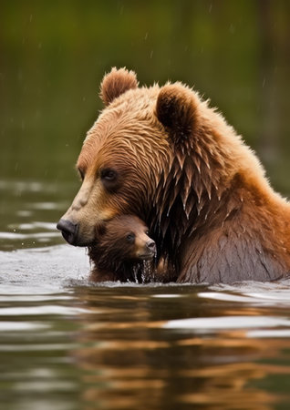 Grizzly Bear (Ursus arctos)の素材