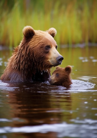 Ruling the landscape, brown bears of Kamchatka (Ursus arctos beringianus)の素材