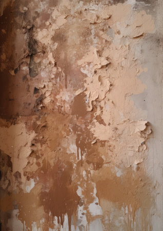Old grunge wall background. Texture of old rustic wall.の素材