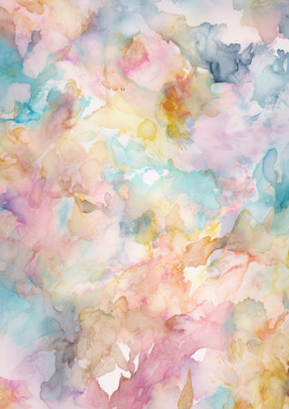 Abstract watercolor background. Hand-drawn illustration for your design.の素材