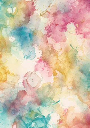 Abstract watercolor background. Hand-painted background. Illustration.の素材