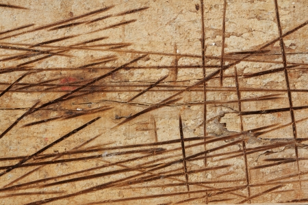 Background from scratch old woodenの写真素材