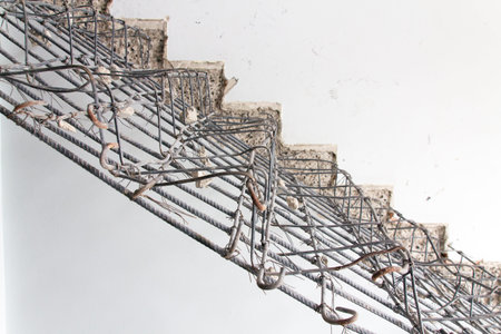 Background of structure cement stairの写真素材