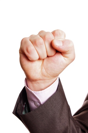 fist pumpの写真素材