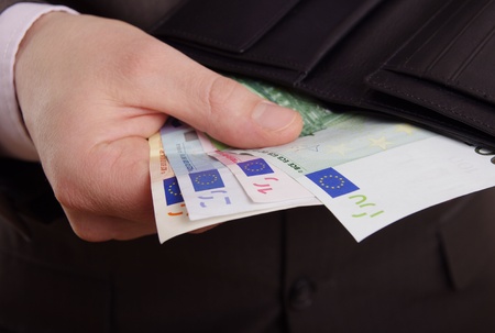 money and walletの写真素材
