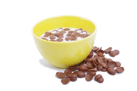chocolate cerealの写真素材